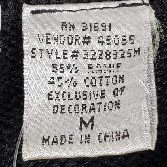 BP Design Sweater Cardigan Womens Black Knit Size Medium M Christmas New - Picture 6 of 9